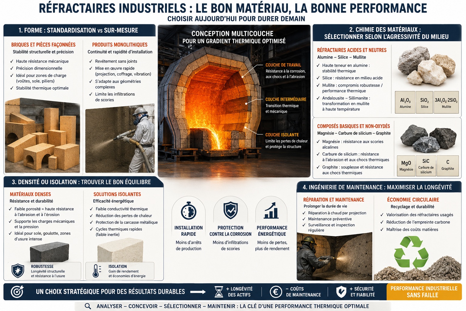 réfractaires industriels